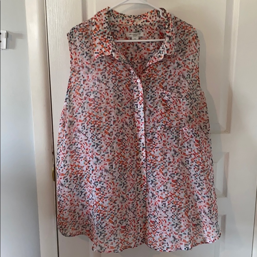 Liz Claiborne sleeveless top